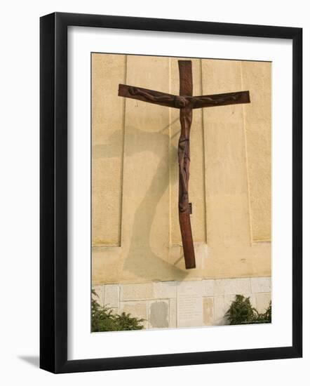 St. Stephen's Cathedral and Memorial to Hungarian Uprising of 1956, Hungary-Walter Bibikow-Framed Photographic Print