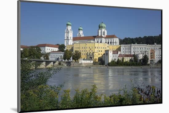 St. Stephen's Cathedral and River Inn, Passau, Lower Bavaria, Germany, Europe-Rolf Richardson-Mounted Photographic Print