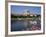 St. Stephen's Cathedral on Skyline, Auxerre, River Yonne, Bourgogne, France-Michael Short-Framed Photographic Print