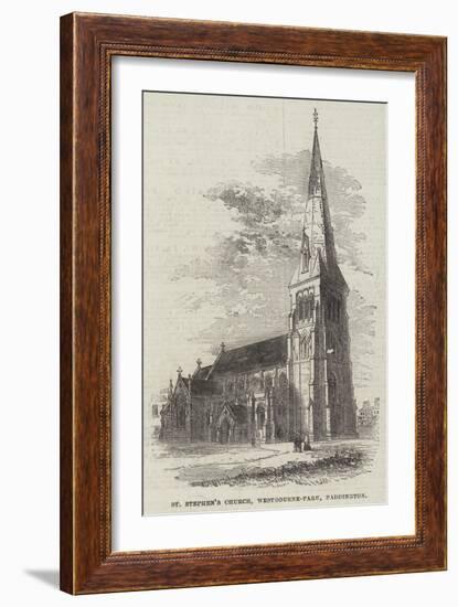 St Stephen's Church, Westbourne-Park, Paddington-null-Framed Giclee Print