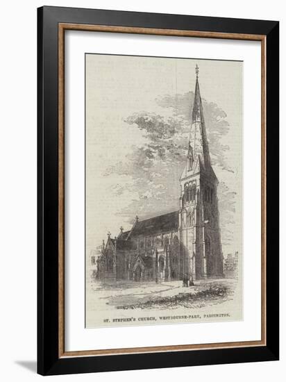 St Stephen's Church, Westbourne-Park, Paddington-null-Framed Giclee Print