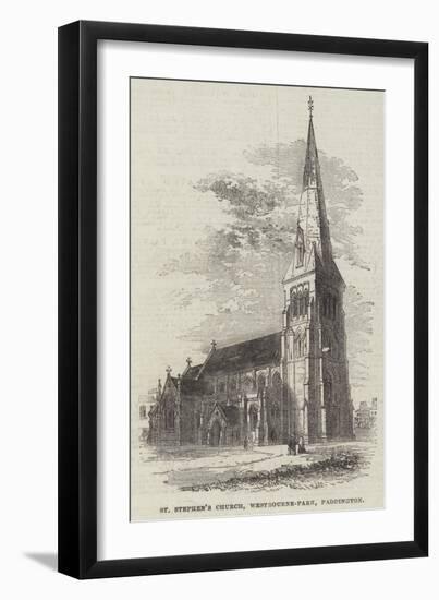 St Stephen's Church, Westbourne-Park, Paddington-null-Framed Giclee Print