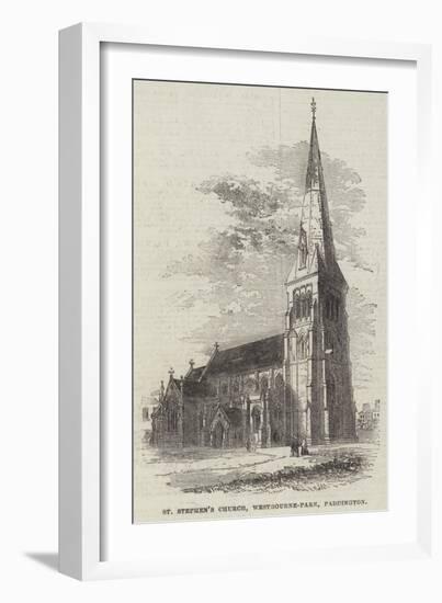 St Stephen's Church, Westbourne-Park, Paddington-null-Framed Giclee Print