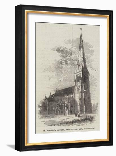 St Stephen's Church, Westbourne-Park, Paddington-null-Framed Giclee Print