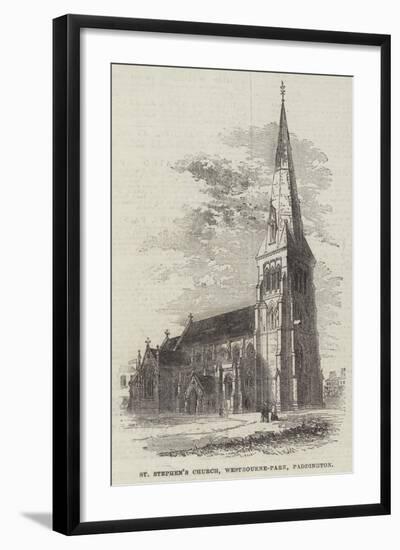 St Stephen's Church, Westbourne-Park, Paddington-null-Framed Giclee Print