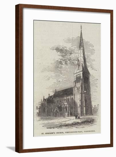 St Stephen's Church, Westbourne-Park, Paddington-null-Framed Giclee Print