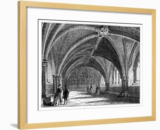 St Stephen's Crypt, Westminster Palace, London, C1888-null-Framed Giclee Print