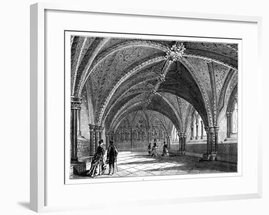St Stephen's Crypt, Westminster Palace, London, C1888-null-Framed Giclee Print