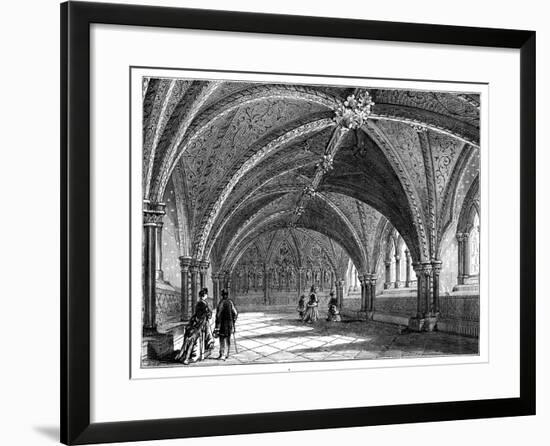 St Stephen's Crypt, Westminster Palace, London, C1888-null-Framed Giclee Print