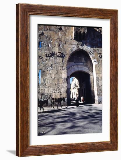 St. Stephen's Gate, Jerusalem, Israel-null-Framed Photographic Print