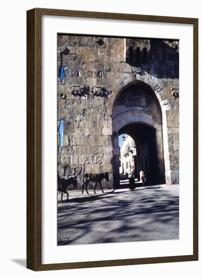 St. Stephen's Gate, Jerusalem, Israel-null-Framed Photographic Print