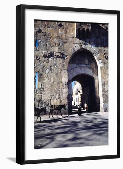 St. Stephen's Gate, Jerusalem, Israel-null-Framed Photographic Print