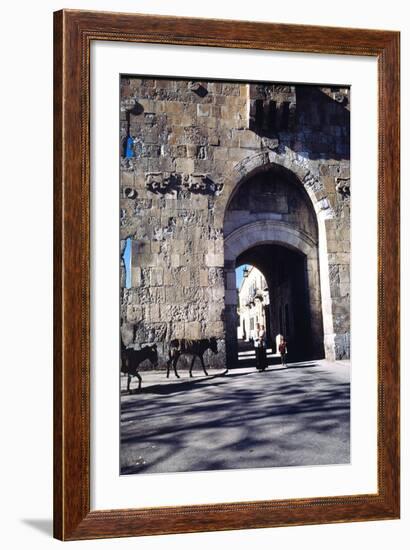 St. Stephen's Gate, Jerusalem, Israel-null-Framed Photographic Print