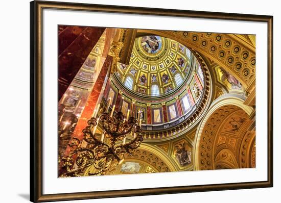 St. Stephens Cathedral, Budapest, Hungary.-William Perry-Framed Premium Photographic Print