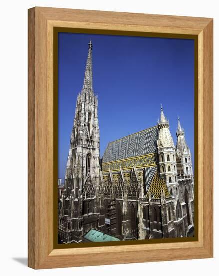 St Stephens Cathedral, (Stephansdom), Vienna, Austria-Peter Thompson-Framed Premier Image Canvas