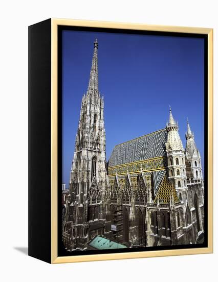 St Stephens Cathedral, (Stephansdom), Vienna, Austria-Peter Thompson-Framed Premier Image Canvas