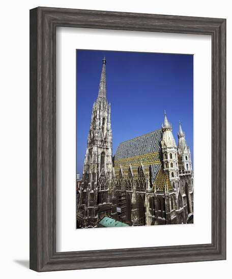 St Stephens Cathedral, (Stephansdom), Vienna, Austria-Peter Thompson-Framed Photographic Print