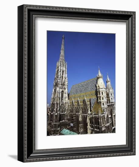 St Stephens Cathedral, (Stephansdom), Vienna, Austria-Peter Thompson-Framed Photographic Print