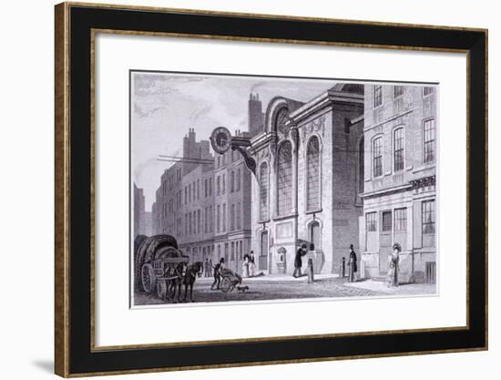 St Swithin London Stone, London, 1831-James Tingle-Framed Giclee Print
