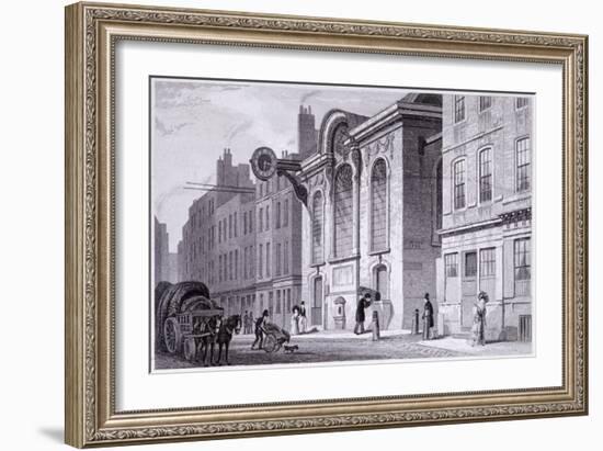 St Swithin London Stone, London, 1831-James Tingle-Framed Giclee Print