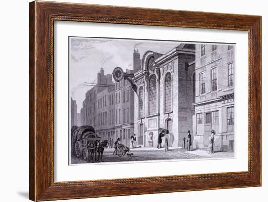 St Swithin London Stone, London, 1831-James Tingle-Framed Giclee Print