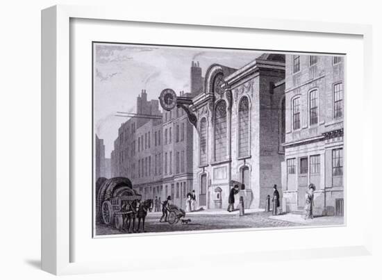 St Swithin London Stone, London, 1831-James Tingle-Framed Giclee Print