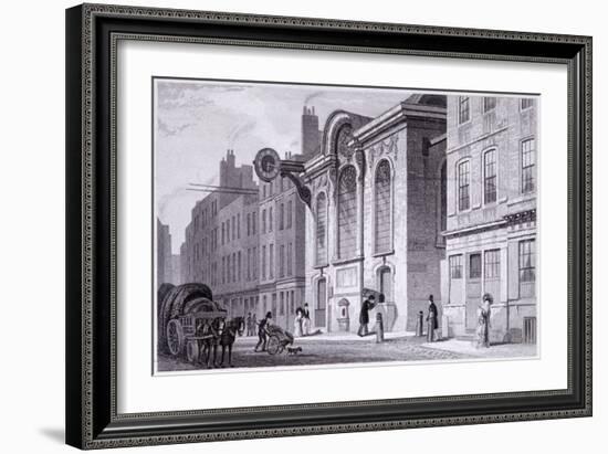 St Swithin London Stone, London, 1831-James Tingle-Framed Giclee Print