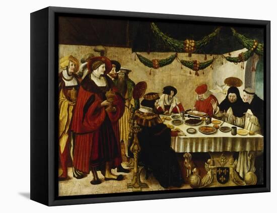 St. Thomas Aquinas and Louis IX-Nikolai Astrup-Framed Premier Image Canvas