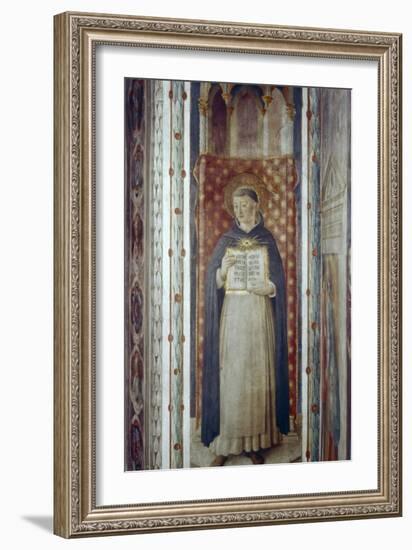 St Thomas Aquinas, Mid 15th Century-Fra Angelico-Framed Giclee Print