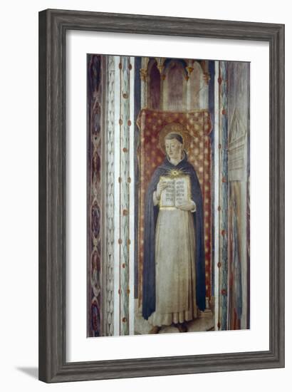 St Thomas Aquinas, Mid 15th Century-Fra Angelico-Framed Giclee Print