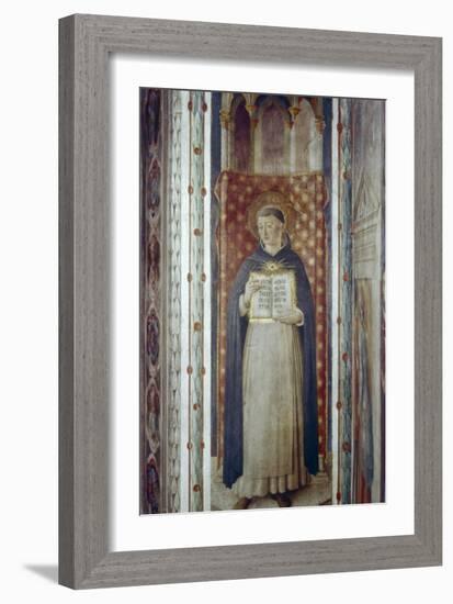 St Thomas Aquinas, Mid 15th Century-Fra Angelico-Framed Giclee Print