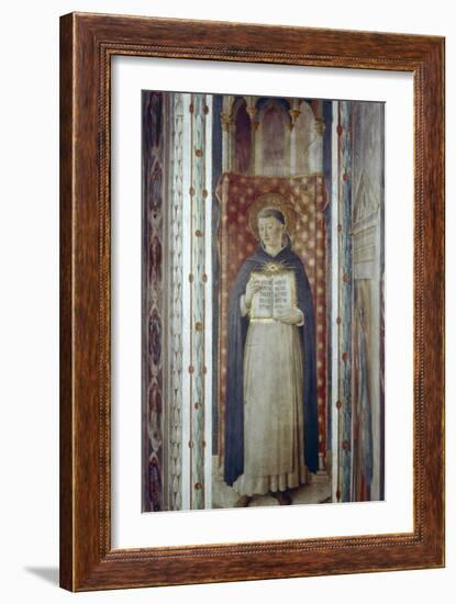 St Thomas Aquinas, Mid 15th Century-Fra Angelico-Framed Giclee Print