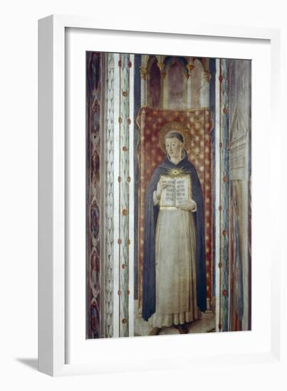 St Thomas Aquinas, Mid 15th Century-Fra Angelico-Framed Giclee Print