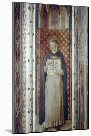 St Thomas Aquinas, Mid 15th Century-Fra Angelico-Mounted Giclee Print