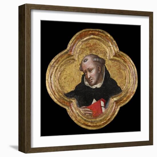 St. Thomas Aquinas (Tempera on Panel)-Dalmasio di Jacopo Scannabecchi-Framed Giclee Print