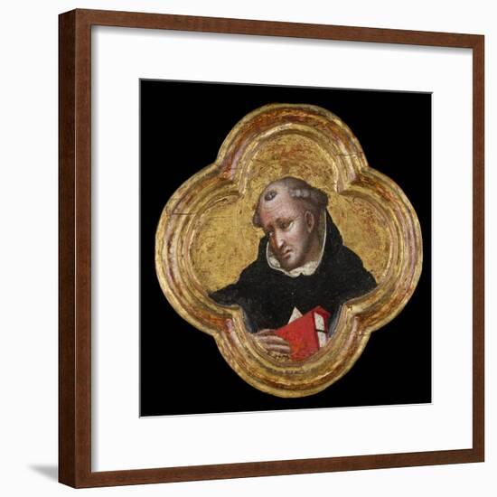 St. Thomas Aquinas (Tempera on Panel)-Dalmasio di Jacopo Scannabecchi-Framed Giclee Print