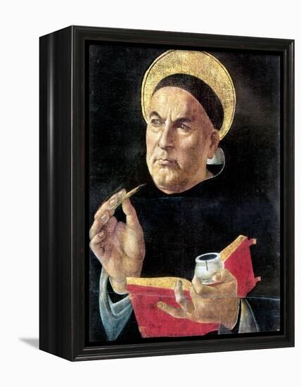 St. Thomas Aquinas-Sandro Botticelli-Framed Premier Image Canvas