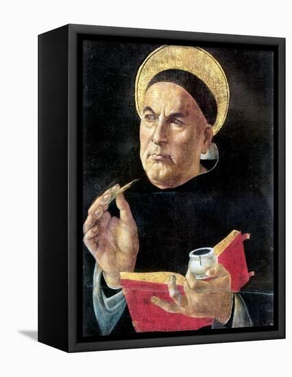 St. Thomas Aquinas-Sandro Botticelli-Framed Premier Image Canvas
