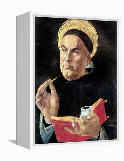 St. Thomas Aquinas-Sandro Botticelli-Framed Premier Image Canvas