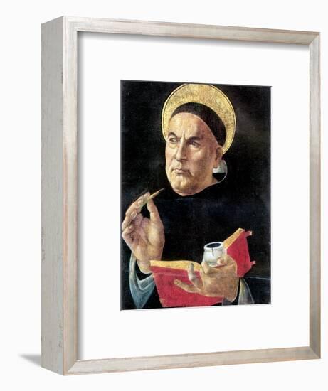 St. Thomas Aquinas-Sandro Botticelli-Framed Premium Giclee Print