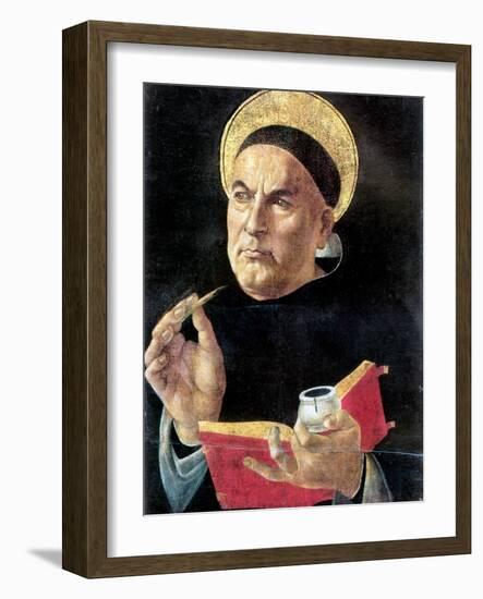 St. Thomas Aquinas-Sandro Botticelli-Framed Giclee Print