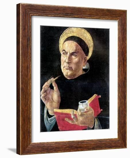 St. Thomas Aquinas-Sandro Botticelli-Framed Giclee Print