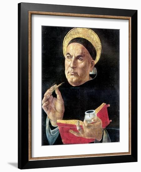 St. Thomas Aquinas-Sandro Botticelli-Framed Giclee Print