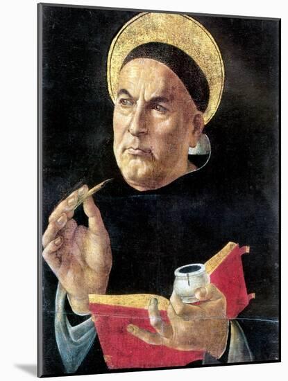 St. Thomas Aquinas-Sandro Botticelli-Mounted Giclee Print