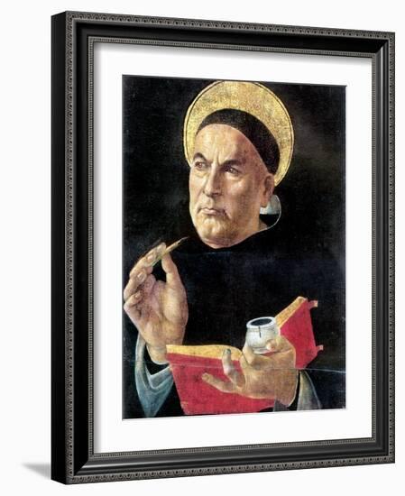 St. Thomas Aquinas-Sandro Botticelli-Framed Giclee Print