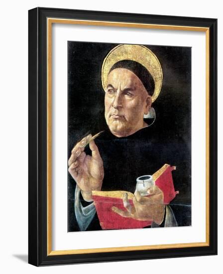 St. Thomas Aquinas-Sandro Botticelli-Framed Giclee Print