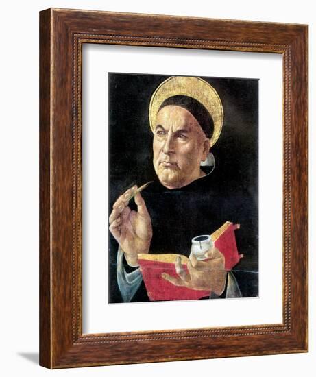 St. Thomas Aquinas-Sandro Botticelli-Framed Giclee Print