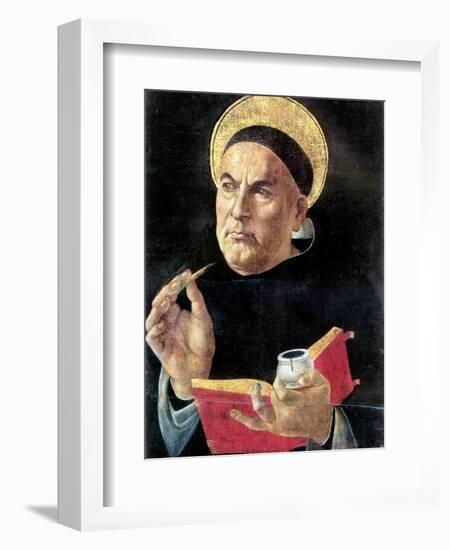 St. Thomas Aquinas-Sandro Botticelli-Framed Giclee Print