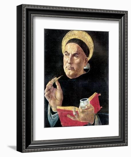 St. Thomas Aquinas-Sandro Botticelli-Framed Giclee Print