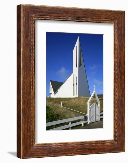 St. Thomas Church in Hornum on the Island of Sylt, the Last Listed Facade of Schleswig-Holstein-Uwe Steffens-Framed Photographic Print